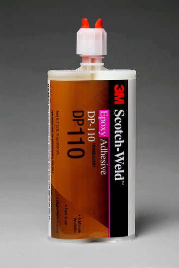 3M Scotch-Weld 87846 Epoxy Adhesive DP110, 200 mL, Translucent, 6.76 fl. oz.